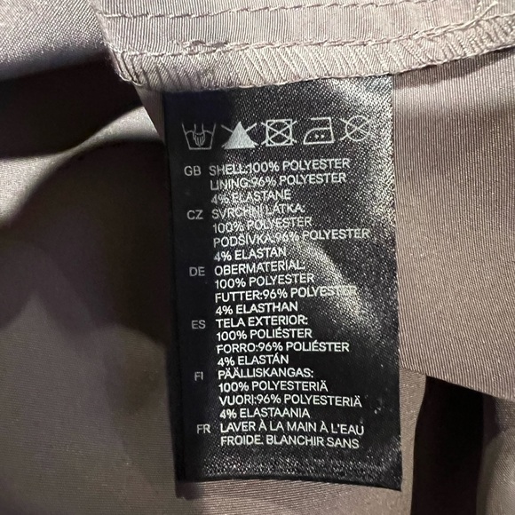 Size 4 - H&M embellished shoulder dress. Low v neck dress. - Picture 5 of 5